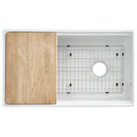 SinkSense Hanzo Hevea Wood 1.5" Cutting Board