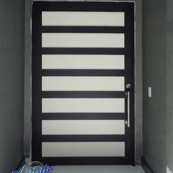 La Brea - Iron and Glass Door - Interior Doors