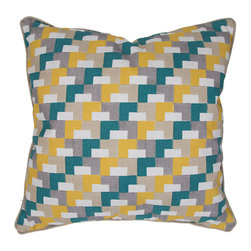 Clueit Webb Interiors - Tetric Emerald Cushion - Scatter Cushions