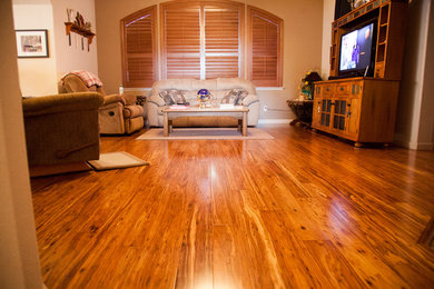 Example of a classic living room design in Other