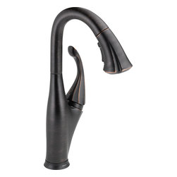 Delta Addison&reg; Single Handle Pull-Down Bar/Prep Faucet with Touch2O&reg; Technology - Bar Faucets