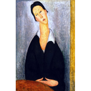 Amedeo Modigliani Portrait of a Polish Woman, 18"x27" Wall Decal