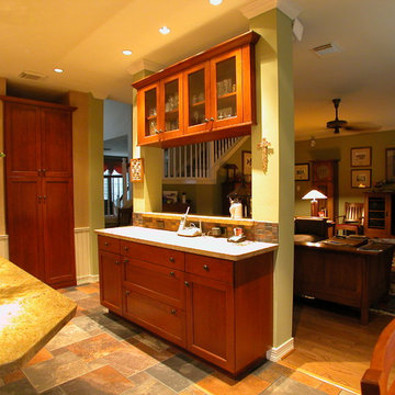 Hutch Area Separates the Kitchen from the Great Room