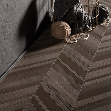 Lucca Textured Chevron in Flannel