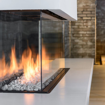 Linear Fireplaces