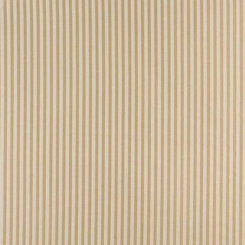 Gold And Off White Thin Striped Jacquard Woven Upholstery Fabric By The Yard