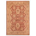 Bareens Designer Rugs - Classic Ziegler Ivey Brown Tan Hand-Knotted Wool Rug - 8'1'' x 10'0'' - Enhance the ambiance of your home with this magnificent Persian-influenced Turkish hand-knotted rug made by skilled artisans capable of creating the most exceptional vegetable dyes and hand-spun wool. This exquisite handmade rug is a one-of-a-kind Peshawar Kafkaz, otherwise identified as Chobi, Chobi Peshawar, Oushak, or Ziegler rug. These handmade rugs are crafted in Pakistan utilizing superior-quality wool imported from Australia, New Zealand, and Korea in two types of weaves: the Persian weave and the Mori weave. This rug is meticulously crafted by hand using the finest natural vegetable dyes extracted from local plants. The artisans use a blend of hand-spun local and fine merino wool, resulting in a rug with a compelling texture, higher lanolin content, and longer staple. The artisans occasionally incorporate natural or artificial silk into the pile to enhance specific motifs. The finished product is an awe-inspiring execution of flawless design and an understated palette that exudes elegance.