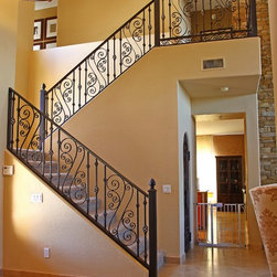 Custom Iron Railing - Stair Parts