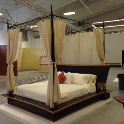 King sized Wenge 4 Poster bed - Canopy Beds
