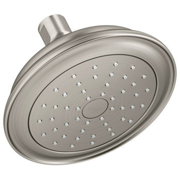 Kohler Artifacts 1.75GPM 1-Function Showerhead Air-Induct Tech, Brushed Nickel