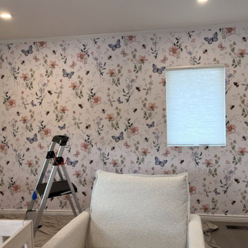 Nursery wallpaper installation Enterprise, NV