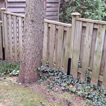 Wood Fence Post Repair & Reinforcement