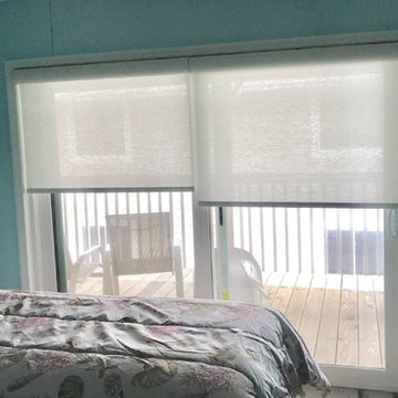 Product: Springs Cordless Cassette Roller Shades. Easy to use and perfect for ad