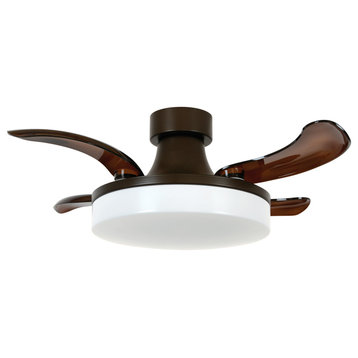 Fanaway Orbit 36" Ceiling Fan With Light, Oil Rubbed Bronze