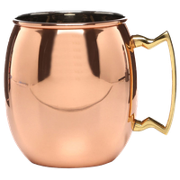 Moscow Mule Mug with Brass Handles