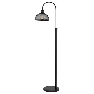 Lewiston 1 Light Floor Lamp, Black