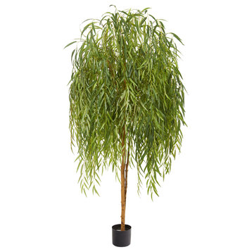 Nearly Natural 7� Willow Artificial Tree