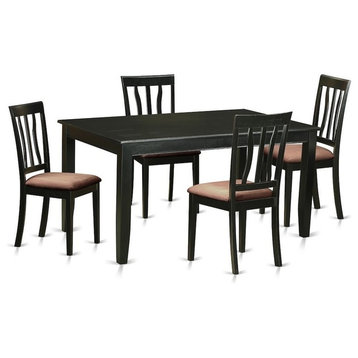 5-Piece Table And Chair Set For 4, Dining Table And 4 Dining Chairs