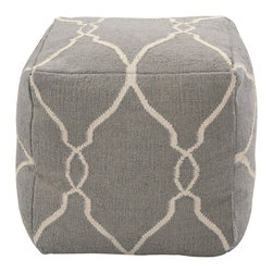 Surya Pouf Ottoman - Floor Pillows And Poufs