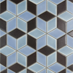 3&rdquo; Diamond Pattern #1B - Mosaic Tile
