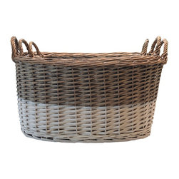 GreenGate Willow Linen Basket - Set Of 3 Pcs - Baskets