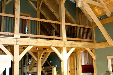 Living room - rustic living room idea in Other