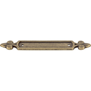 Top Knobs M195 Dover 2-1/2 Inch Center to Center Pull Backplate - German Bronze