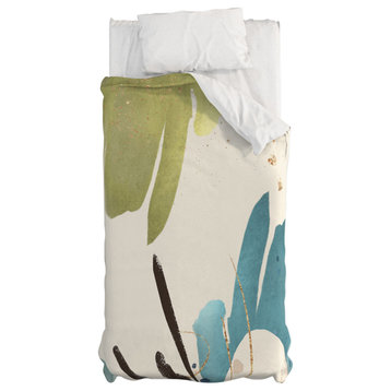 Deny Designs Sheila Wenzel-Ganny The Bouquet Abstract Duvet Cover, Twin
