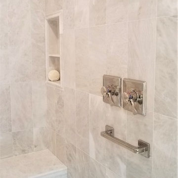 Teas Street Bellaire Texas Master Bath full renovation