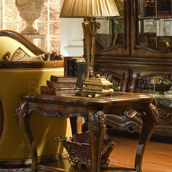 Palais Royale End Table by Michael Amini - Furniture