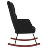 Vidaxl Rocking Chair Black Velvet