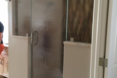 Stone textured Shower Door
