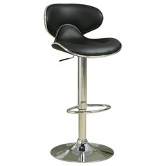 Lynx Bar Stool With Metal Base Contemporary Bar Stools And Counter Stools by Zuri Furniture Houzz