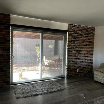 Darker Roller Shades Complement Stronger Decor Tones