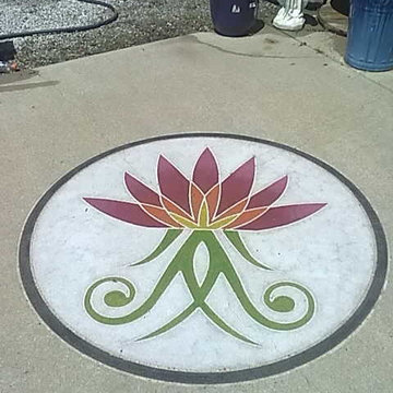Concrete Engraving