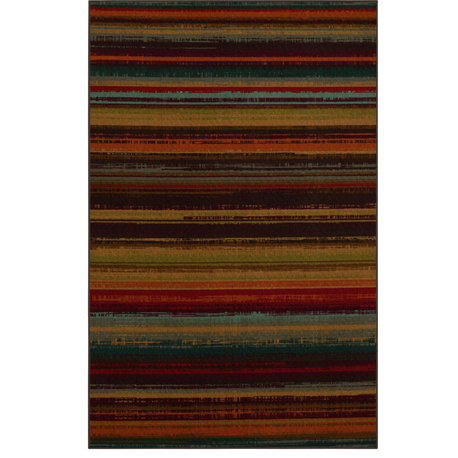 Avenue Stripe Multi Rug, 4'x6'