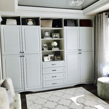 Custom Master Bedroom Built In Cabinerty
