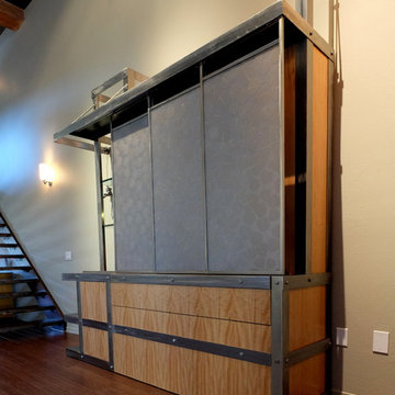 Industrial Wall Bed for San Francisco Loft