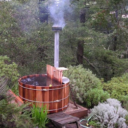 Wood-Fired Hot Tubs on Grade - Hot Tubs