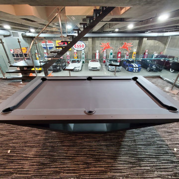 Luxury Stealth Billiards Table for Dallas Estate