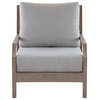 Pacifica Eucalyptus Wood Lounge Chair With Cushion