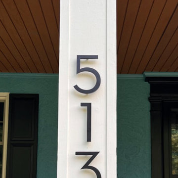 modern house numbers- customer photos
