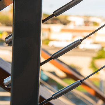 Cable Railing Rooftop Deck