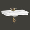 Bathroom Console Sink Basin Only White China Belle Epoque