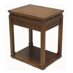 Carved Accent Tabel - Side Tables And End Tables