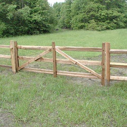 Split Rail Fence - Western Red Cedar - Products