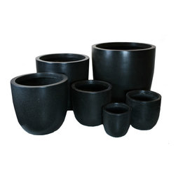 AuthenTEAK Lightweight Fiberglass Planters - Outdoor Pots And Planters