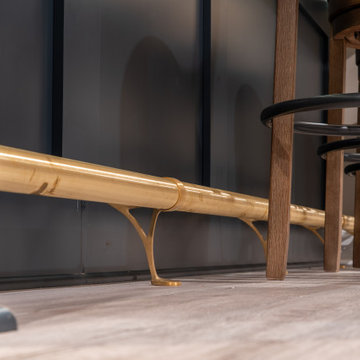 Coastal inspired Basement Bar