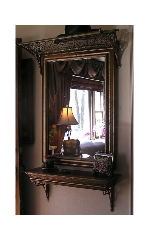 My foyer shelf is done pic's