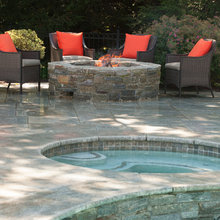 fire pit outdoors